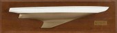 MOUNTED HALF HULL MODEL OF THE