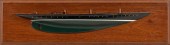 MOUNTED HALF HULL MODEL OF THE