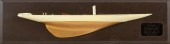 MOUNTED HALF HULL MODEL OF THE