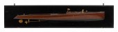 MOUNTED HALF HULL MODEL OF A S