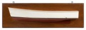 MOUNTED HALF HULL MODEL OF A M