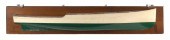 MOUNTED HALF HULL MODEL OF A Y