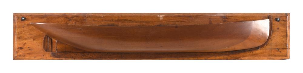 MOUNTED HALF HULL MODEL OF A