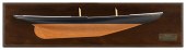 MOUNTED HALF HULL MODEL OF THE