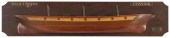 MOUNTED HALF HULL MODEL OF "TH