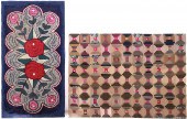 Mounted rug hooking and log ca