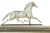 MOUNTED WEATHERVANE.  American