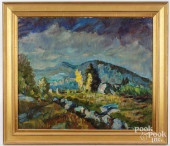 MOUNTFORT COOLIDGE, OIL ON CAN