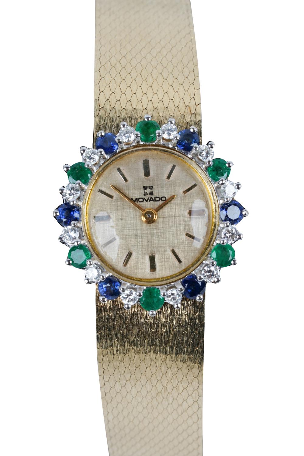 MOVADO 14 KARAT YELLOW GOLD,