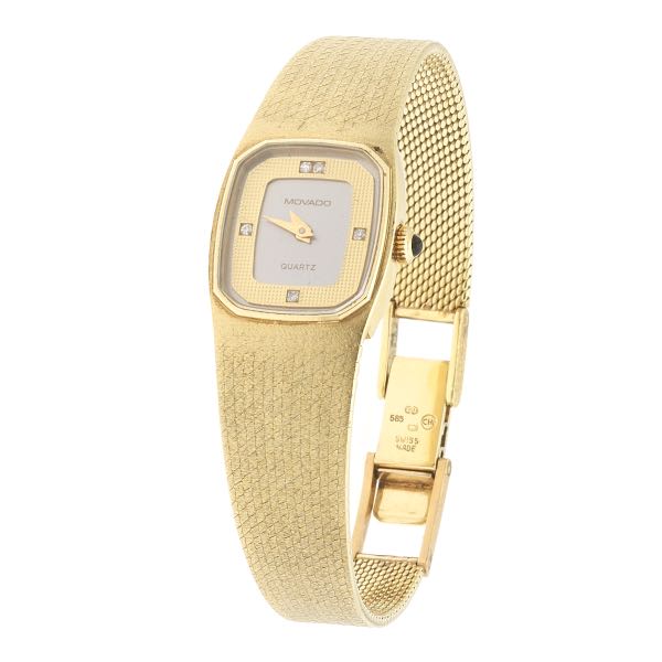 MOVADO 14K LADIES' QUARTZ WATCH 