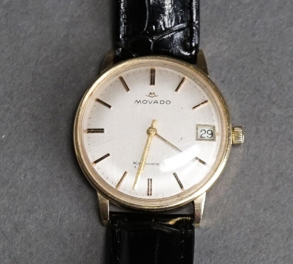 MOVADO KINGMATIC S 14-KARAT