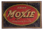 MOXIE TIN ADVERTISING SIGN Cir