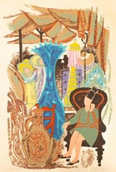 Moya Cozens/A Couple Seated/li