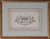 MOY'S AERIAL STEAMER Watercolo