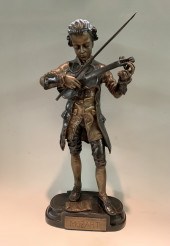 MOZART BRONZE AFTER JEAN LOUIS