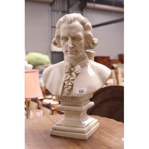 Mozart bust by Chmozart approx 45