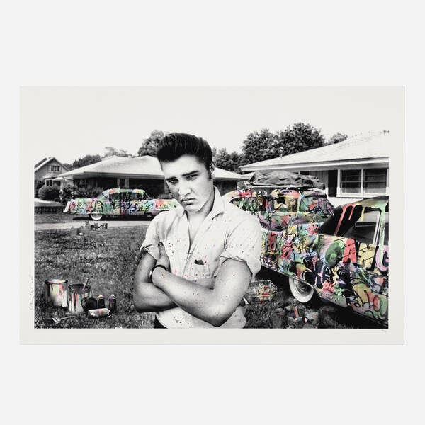 Mr. Brainwash b.1966. Cadillac