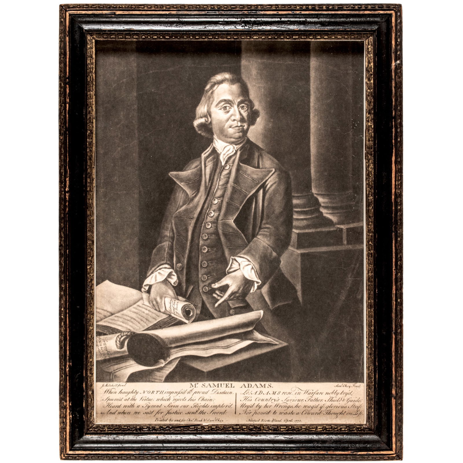 MR. SAMUEL ADAMS, APRIL 1775,