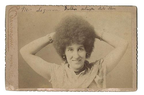 MRS. LOGREENA. MOSS-HAIRED LADY