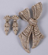 MRS. POWELL'S CRYSTAL BOW PIN