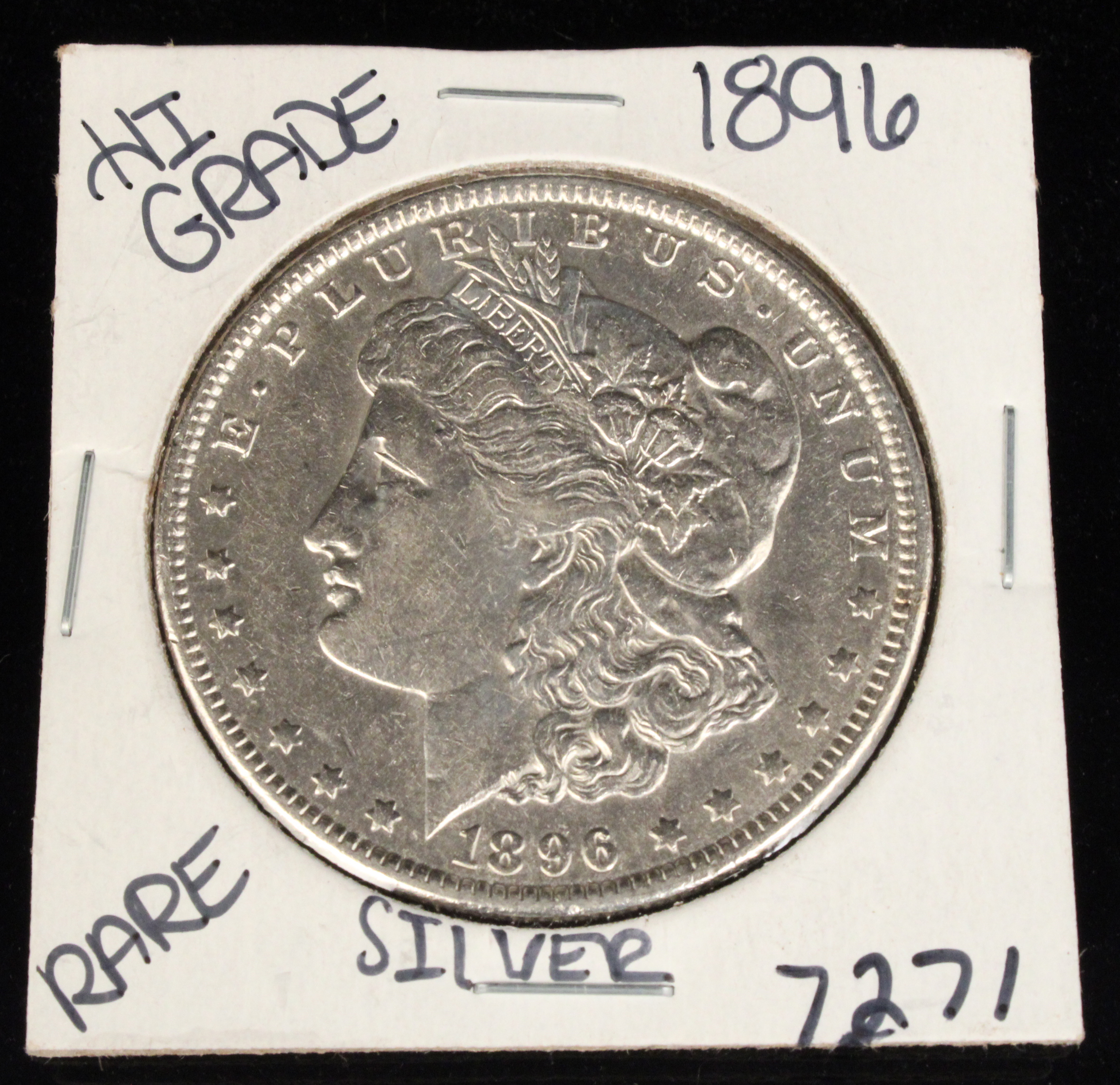 MS GRADE 1896 MORGAN SILVER