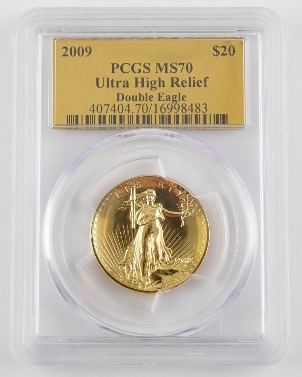MS70 ULTRA HIGH RELIEF GOLD