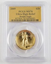 MS70 ULTRA HIGH RELIEF GOLD DO