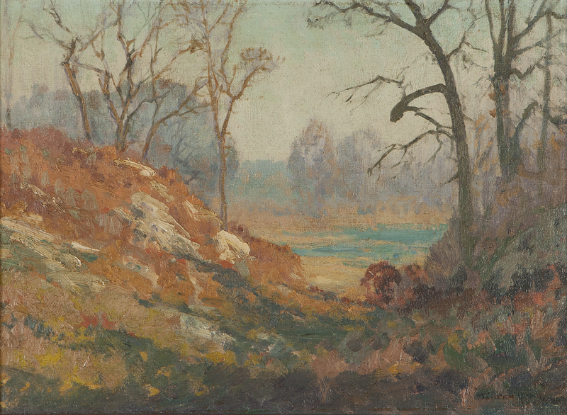 ''Mt. Kisco N.Y.'' oil on