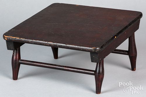 MT. LEBANON SHAKER FOOT STOOL, 20TH