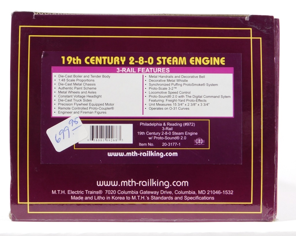 MTH 19C. PHILADELPHIA & READING