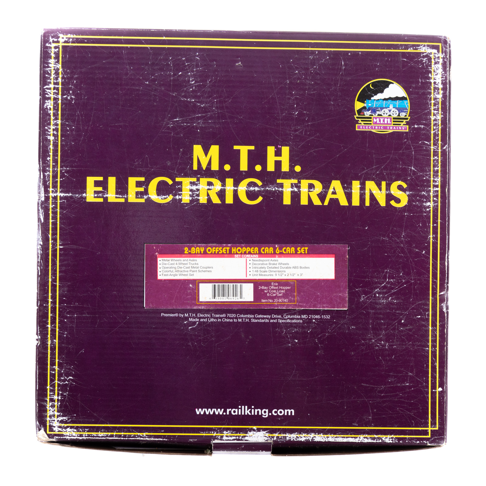 M.T.H. 2-BAY OFFSET HOPPER CAR