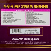 M.T.H. 4-8-4 FEF STEAM ENGINE