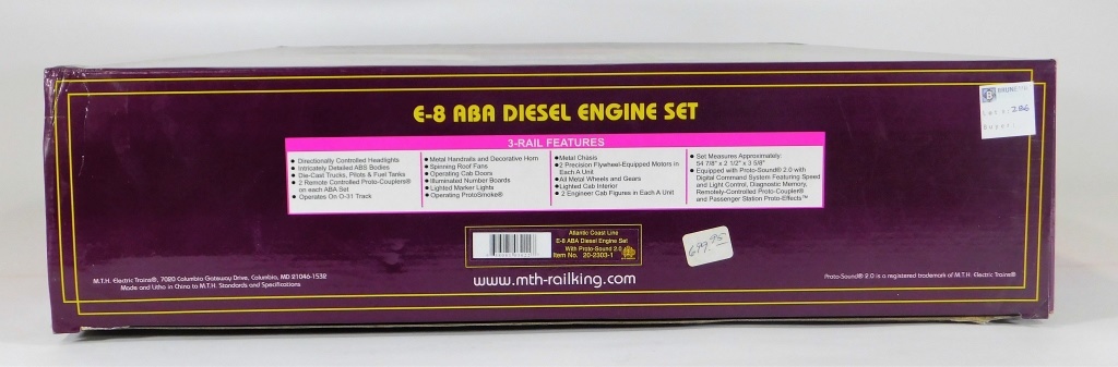 MTH ATLANTIC COAST LINE E8 ABA