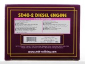 MTH BURLINGTON SD40-2 #880 DIE