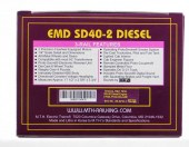 MTH CHESSIE B&O 7616 EMD SD40-