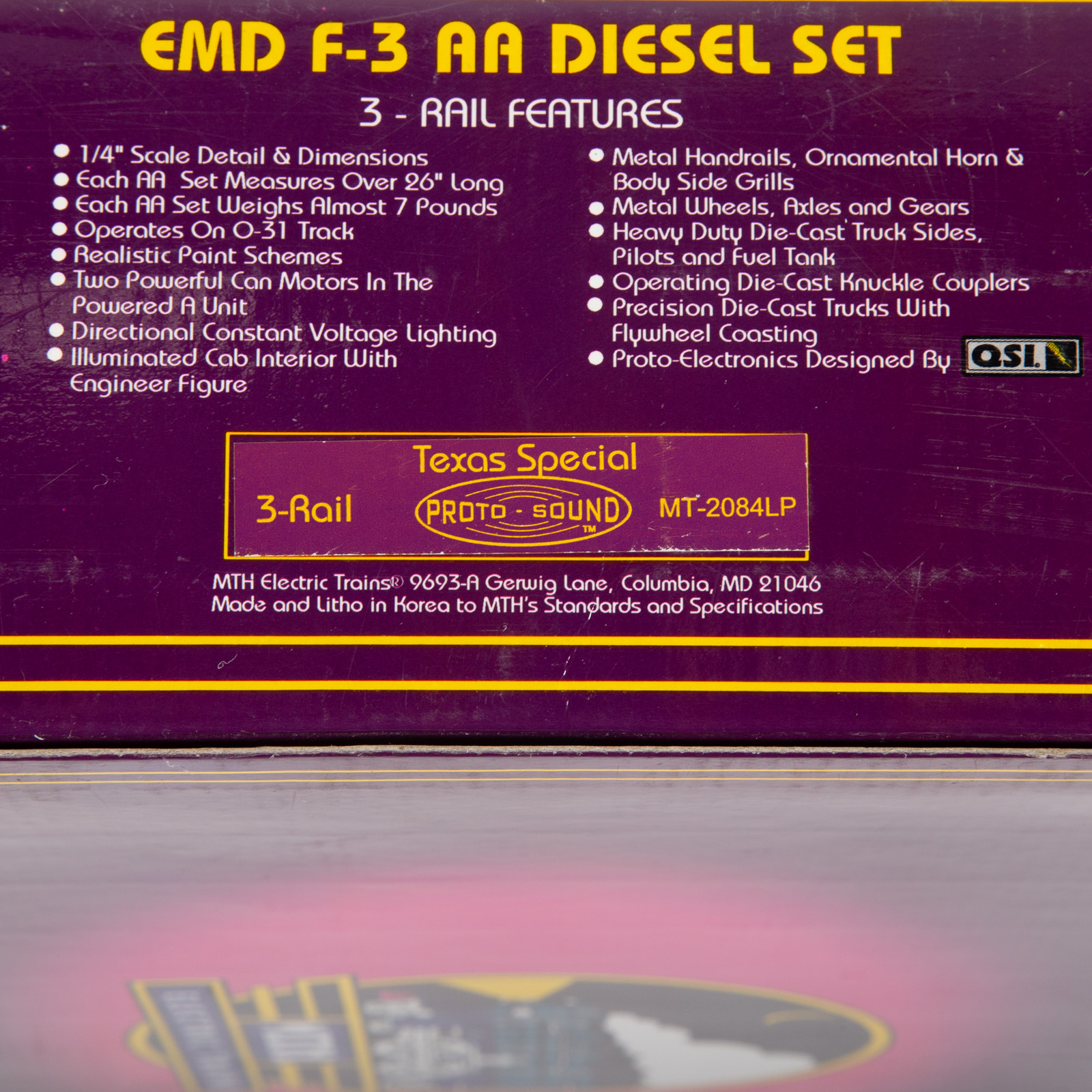 M.T.H. EMD F-3 AA DIESEL SET