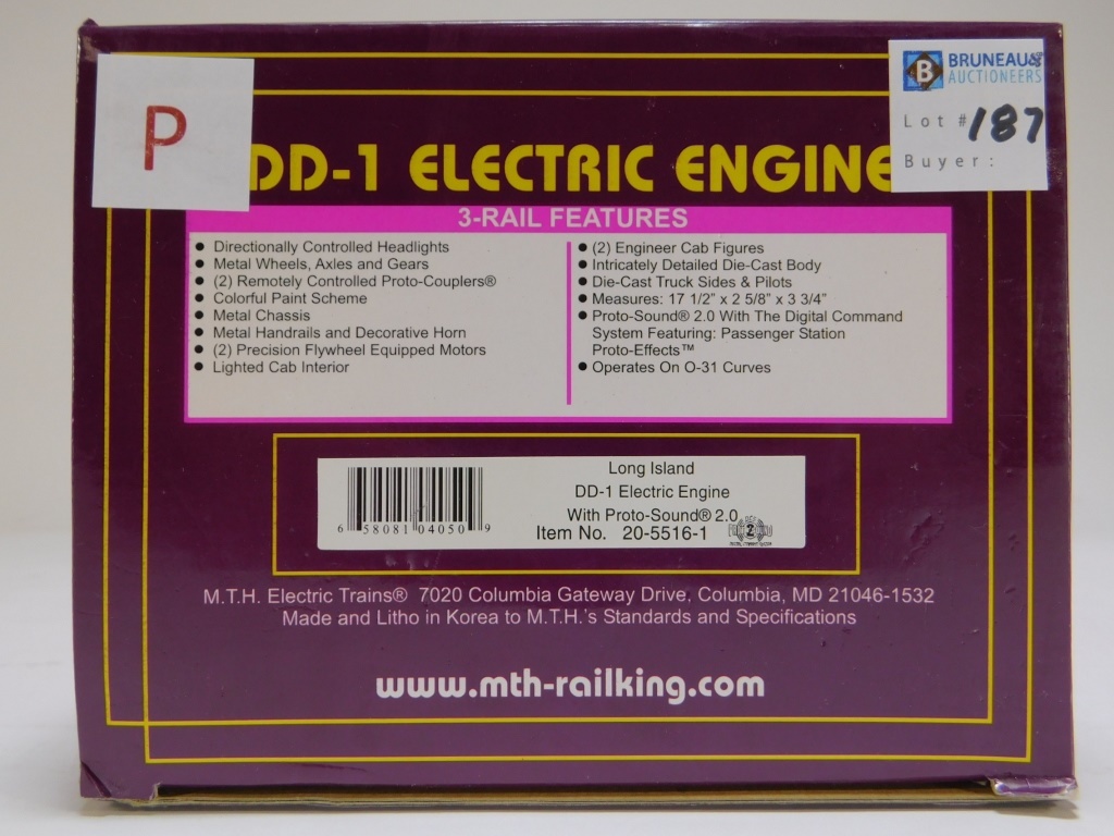 MTH LONG ISLAND DD-1 ELECTRIC