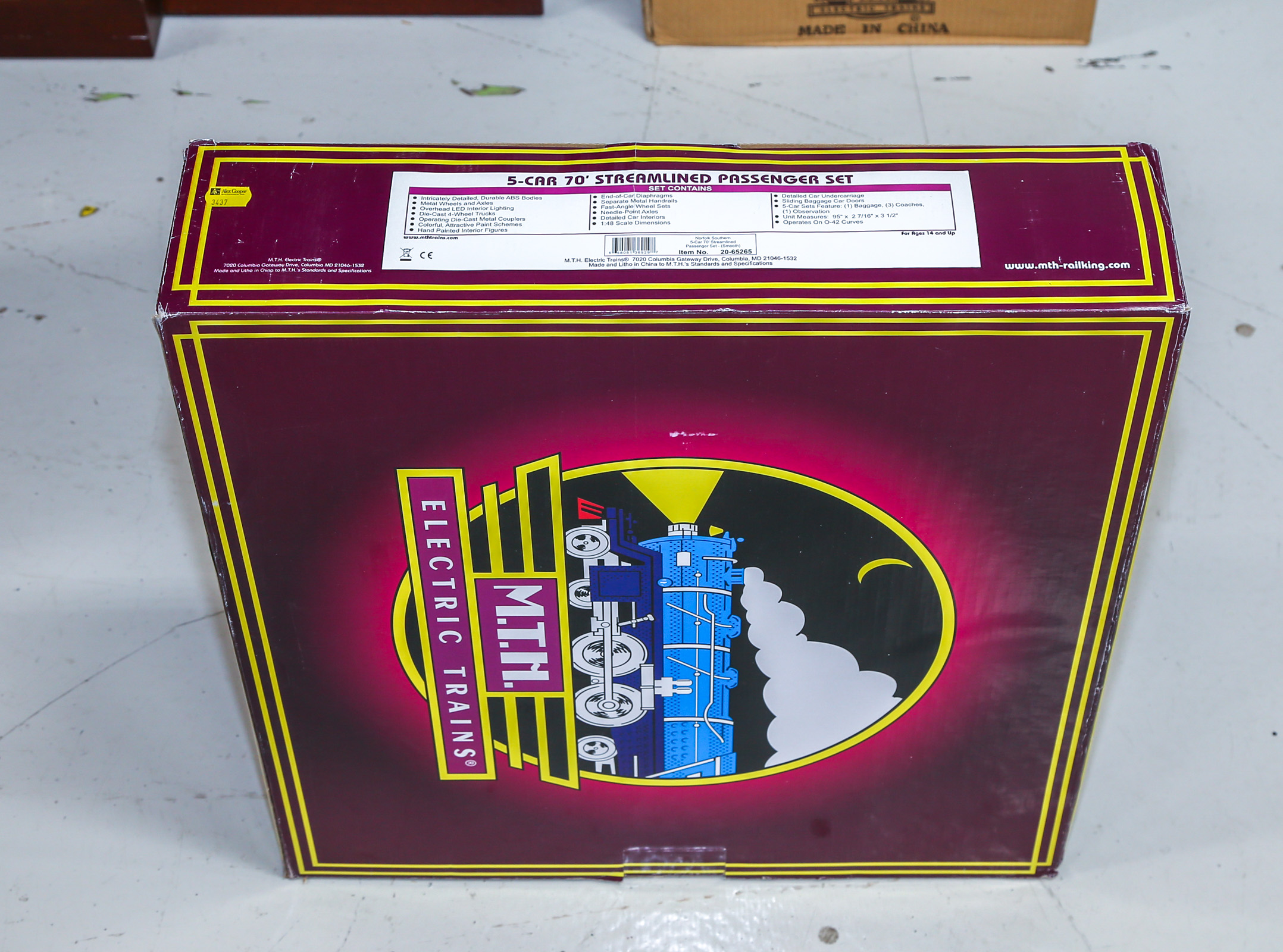 MTH "O" GAUGE FIVE-CAR