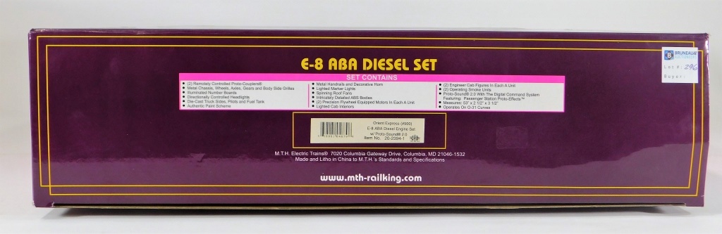 MTH ORIENT EXPRESS E-8 ABA DIESEL