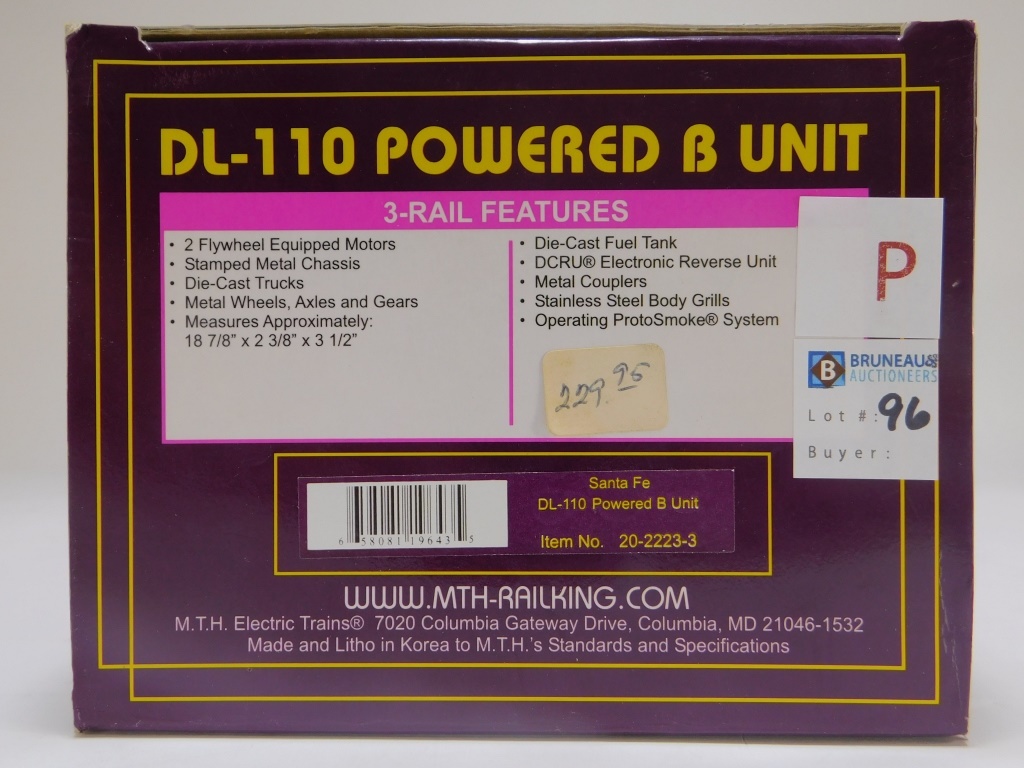 MTH SANTA FE DL-110 POWERED B