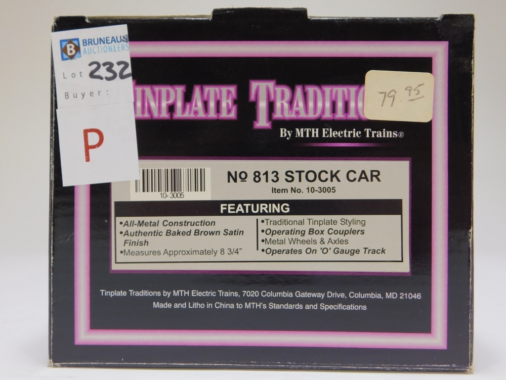 MTH TINPLATE TRADITIONS BROWN 813