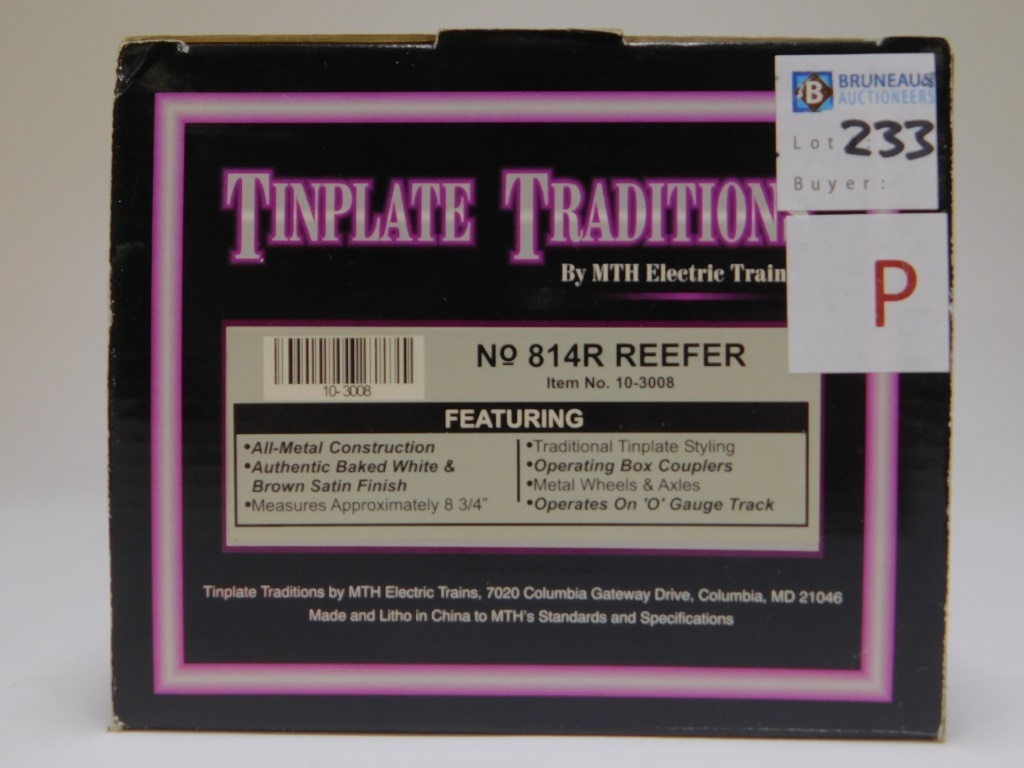 MTH TINPLATE TRADITIONS WHITE