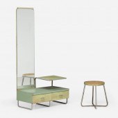 Mücke-Melder. Vanity and stool