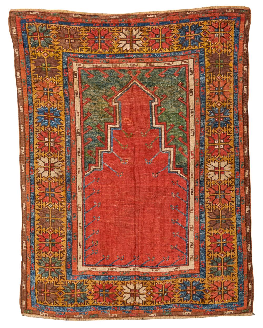 MUDJAR PRAYER RUG, TURKEY, CA.