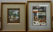 MUGHAL COURT SCENES, TWO WATER