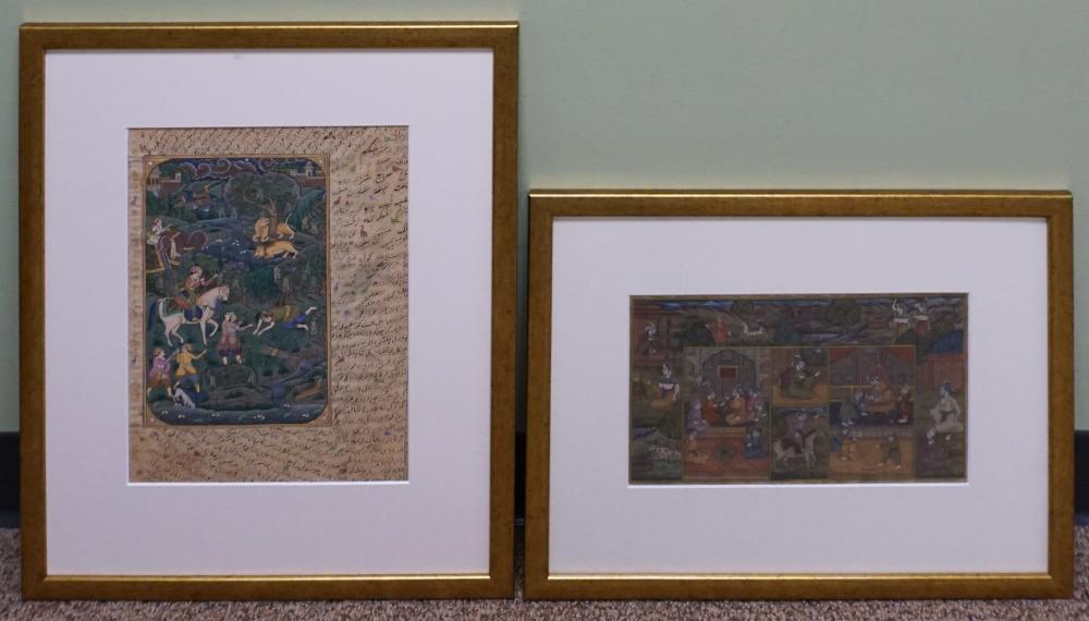 MUGHAL HUNT AND COURT SCENE