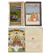 MUGHAL SCHOOL, (4) GOUACHE PAI