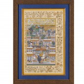 MUGHAL SCHOOL, LARGE DETAILED