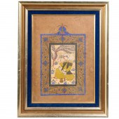 MUGHAL SCHOOL, WATERCOLOR AND