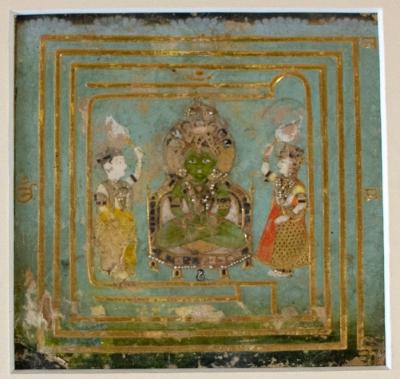 Mughal School/Miniature painting of